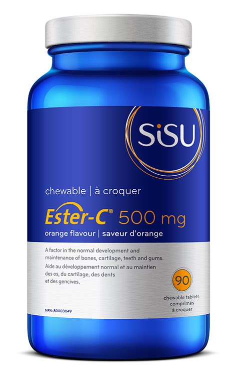 Ester-C® 500mg Chewable | Sisu Premium Supplements Canada