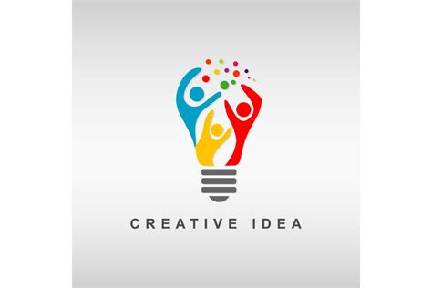 creative light bulb logos (336873) | Logos | Design Bundles