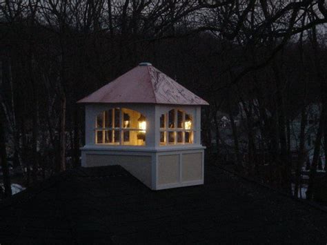 A lighted cupola for the roof. | House exterior, Roof design, Cupolas