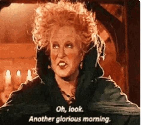 Bette Midler Hocus Pocus GIF - BetteMidler HocusPocus GloriousMorning - Discover & Share GIFs