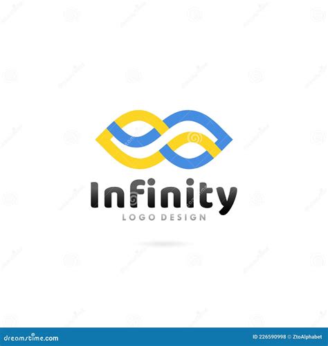 Infinity Limitless Logo Design Templates Stock Vector - Illustration of ...