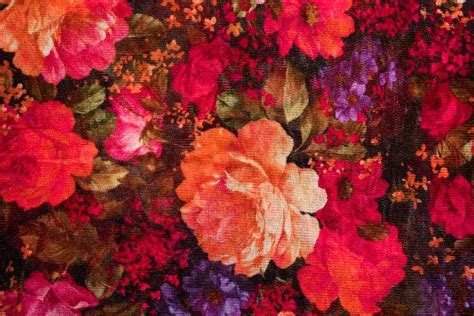 Textile Fabric Flowers - Free Texture
