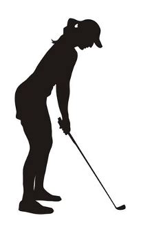 Woman Golfer Silhouette at GetDrawings | Free download