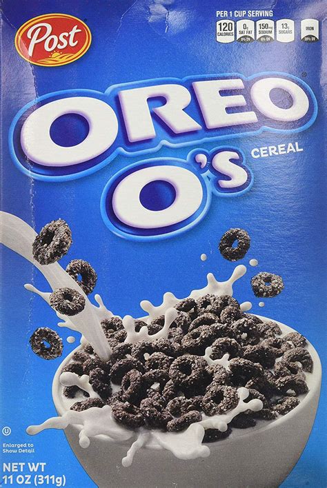 Buy Post Oreo O's Cereal - American Cereal, Sweet and Crunchy Breakfast, Chocolate Flavour - Box ...