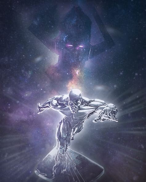 ArtStation - Galactus and Silver Surfer