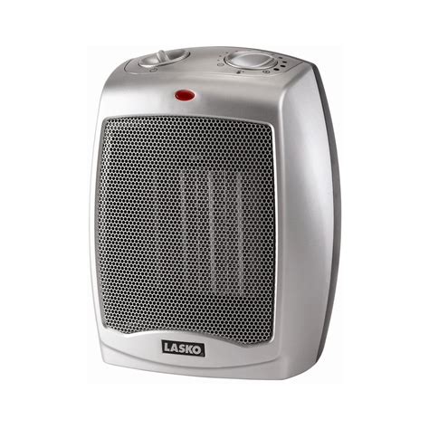 Lasko 1500W Ceramic Space Heater with Adjustable Thermostat, 754200 ...