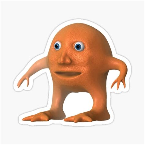 "Mr. Orange" Sticker by FlashmanBiscuit | Redbubble