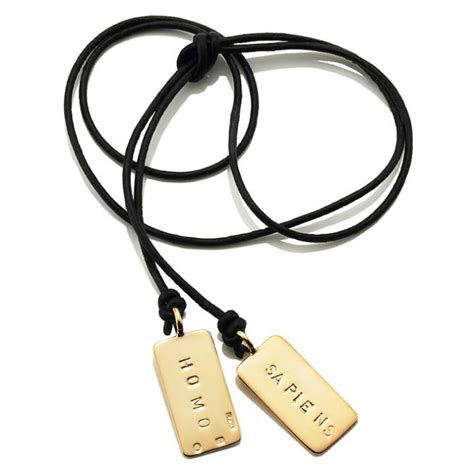 Buy Homo Sapiens Necklaces Gold | Efva Attling