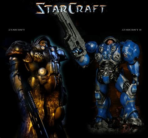 terran marine comparison by aphaits on DeviantArt