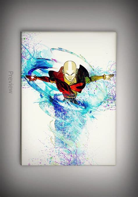 Avatar The Last Airbender Poster Aang Buy 2 Get 3rd FREE Manga Art ...