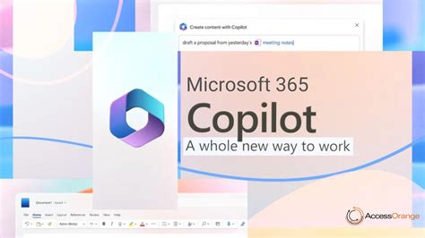 微軟推出 Copilot - Microsoft 365 全新人工智慧 - AccessOrange