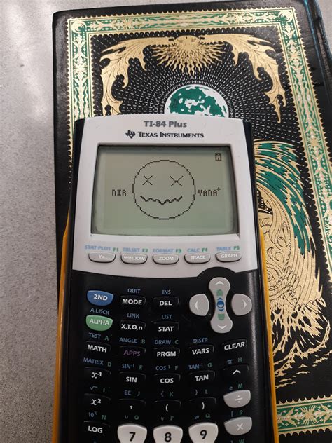 Drew in the calculator in Algebra II. Not great but decent for calculator art. : r/Nirvana