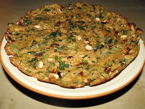 Sarva Pindi (Rice Flour Pancake): 1 cup rice flour 1 onion 3 garlic ...