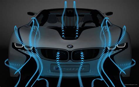 BMW i8 The Vision - aerodynamic effect