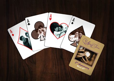 Custom Personalized playing cards gift set | custom playing cards