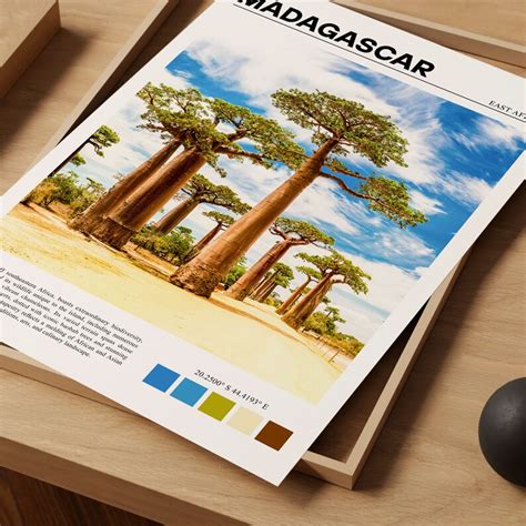 Madagascar Print, Madagascar Poster, Madagascar Wall Art, Madagascar ...