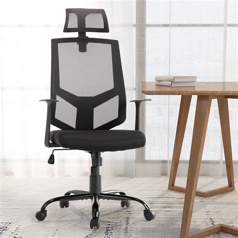 SMUGDESK 300lbs Office Chair Adjustable Armrest/Headrest High Back Rotating Chair Lounge Chair ...