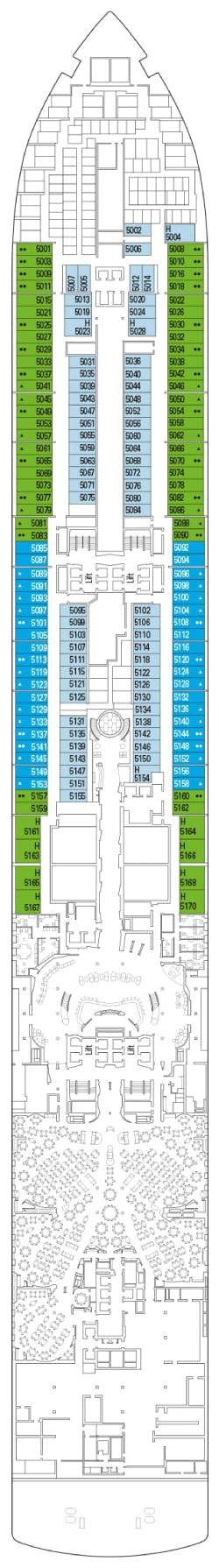 MSC Seashore deck plans - Cruiseline.com