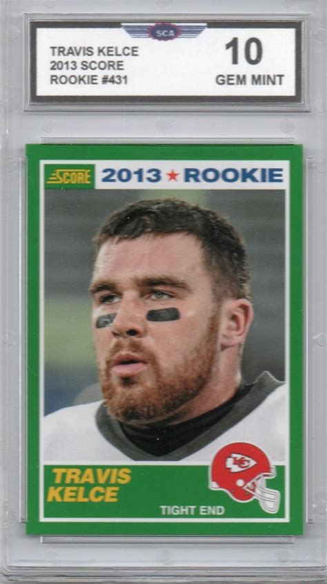 TRAVIS KELCE 2013 SCORE Rookie Card Kansas City Chiefs hot - Etsy