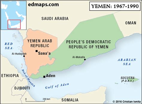 Yemen: A Country’s Crisis Outlined In Five Maps | Yemen, South yemen, Map