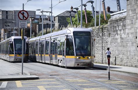 Tram LUAS 3009on the reds line (The Point-Saggart/Tallaght)in front of ...