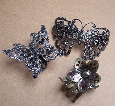 Vintage hair accessories 5 retro butterfly hair accessories