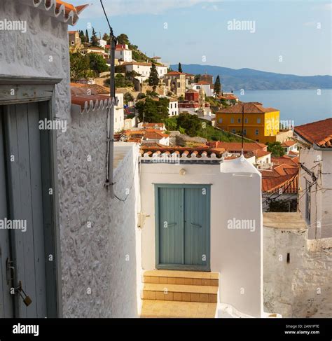 Original Hydra Island in Greece Stock Photo - Alamy