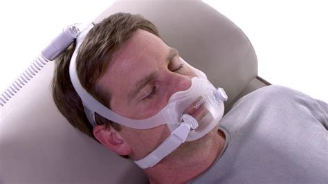 Adjusting for Leaks with the DreamWear Full Face CPAP Mask - YouTube