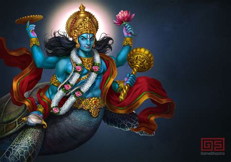 Lord Vishnu Kurma Avatar | Vishnu mantra, Vishnu avataras, Vishnu