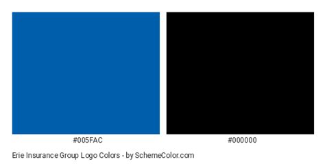 Erie Insurance Group Logo Color Scheme » Black » SchemeColor.com