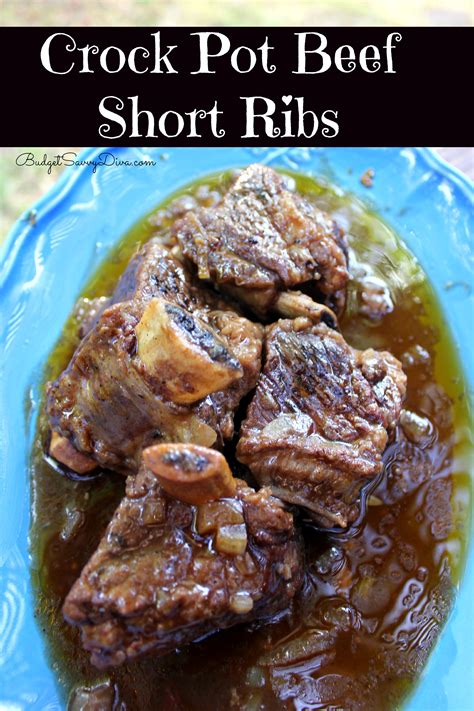 Crock Pot Short Ribs Recipe - Budget Savvy Diva