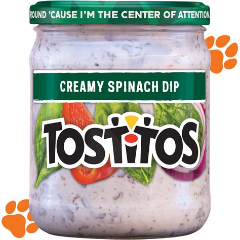 Tostitos Creamy Spinach Dip, 15 oz Jar - Walmart.com - Walmart.com