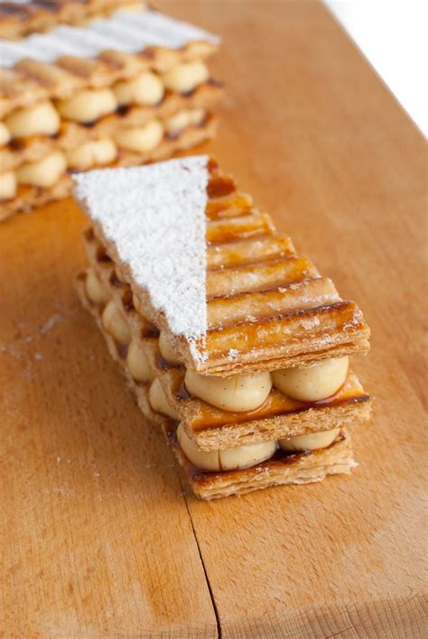 Millefeuille is a traditional French pastry. I believe the English speaking world knows it as a ...