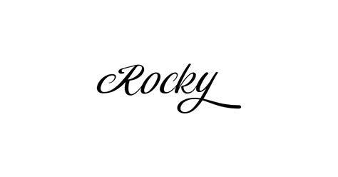 Name Rocky - Rocky - Baseball T-Shirt | TeePublic