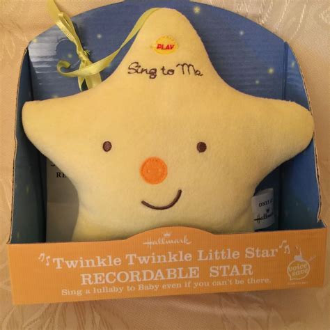 Hallmark Twinkle Little Star Recordable Parents Voice Plush Door Hanger ...