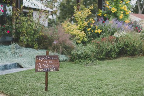 Rustic Wooden Wedding Welcome Post Sign