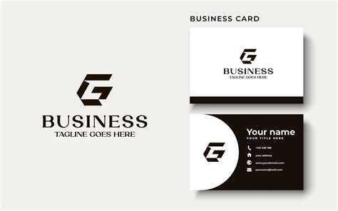 Creative Professional Trendy Monogram G GC CG C Logo Design in Black ...