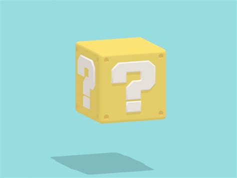 Mario mistery block by Miguelgarest on Dribbble