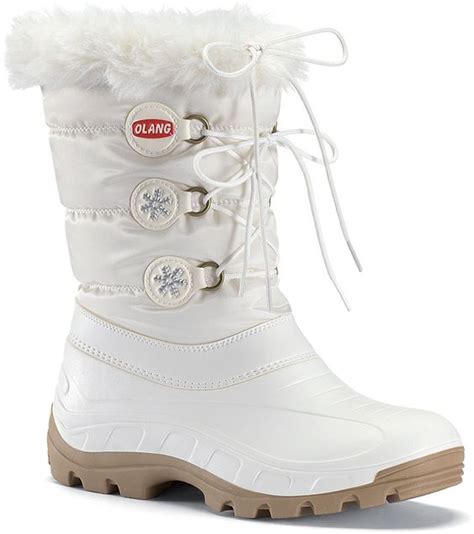 White Faux Fur Snow Boots - Online Boots