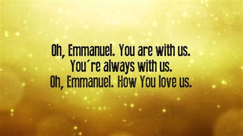 Emmanuel (lyric video) - YouTube