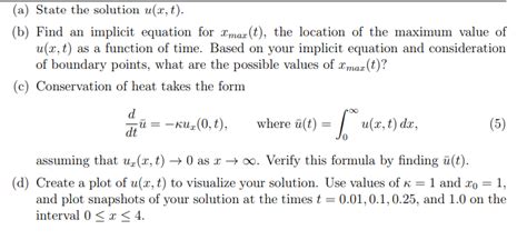 Solved Heat Equation on [0,∞) : Neumann boundary condition | Chegg.com