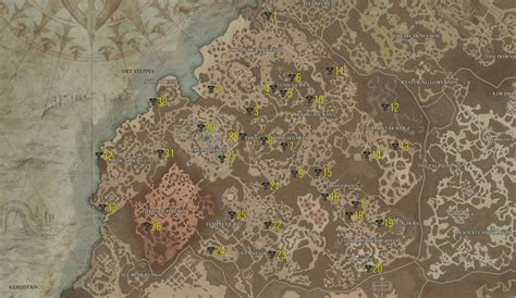 All Dry Steppes Altars of Lilith Locations - Diablo 4 Guide