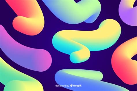 Free Vector | Abstract background with 3d shapes | Abstract backgrounds, Vector free, Abstract