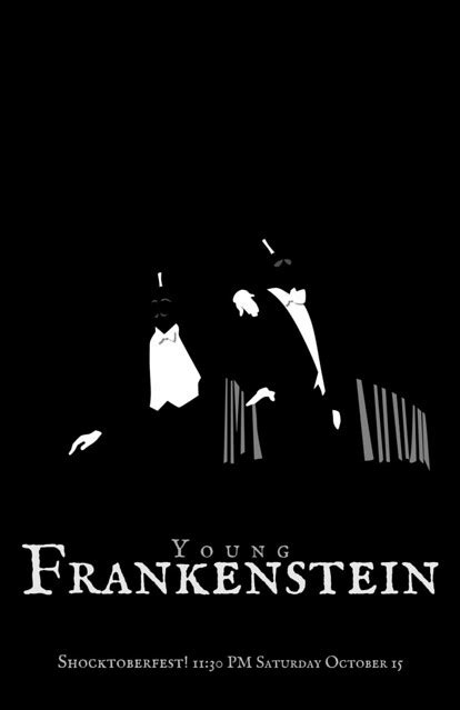 Pat David: Young Frankenstein Minimalist Movie Poster