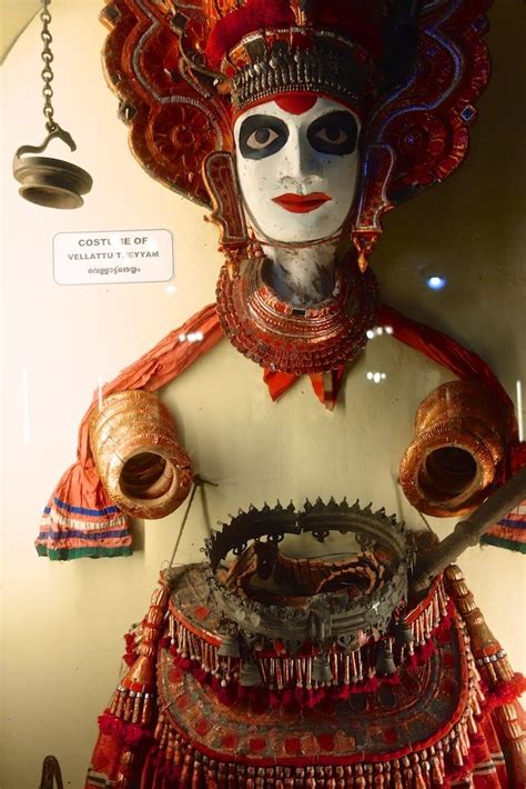 Theyyam Costume - from the Kerala Folklore and Theatre Museum - Ernakulam | Costumes, Creative ...