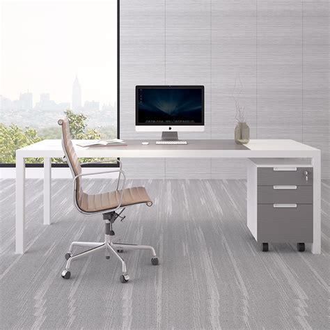 Modern Office Furniture Desk Executive Office Desk With Cabinet