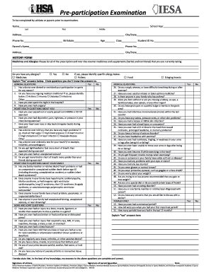 Sports physical form - Fill Out and Sign Printable PDF Template | SignNow