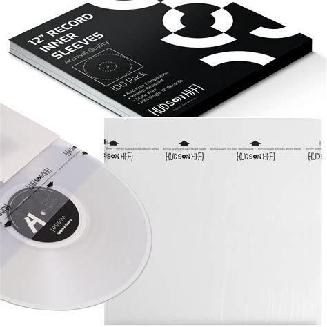 Buy Hudson Hi-Fi Anti-Static Vinyl Record Inner Sleeves - Protective ...