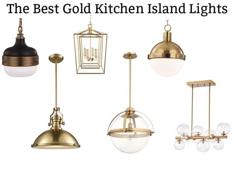 The Best Gold Kitchen Island Lights - Brass is Back in the Kitchen | Gold kitchen island ...