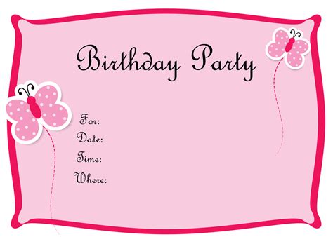 5+ Images Several Different Birthday Invitation Maker - Birthday Party Invitations Templates